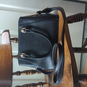 Black Leather Purse